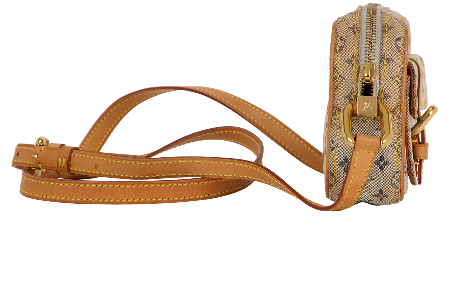 Juliette MM Crossbody, &pound;420, Handbags, Beige, Canvas, Side view